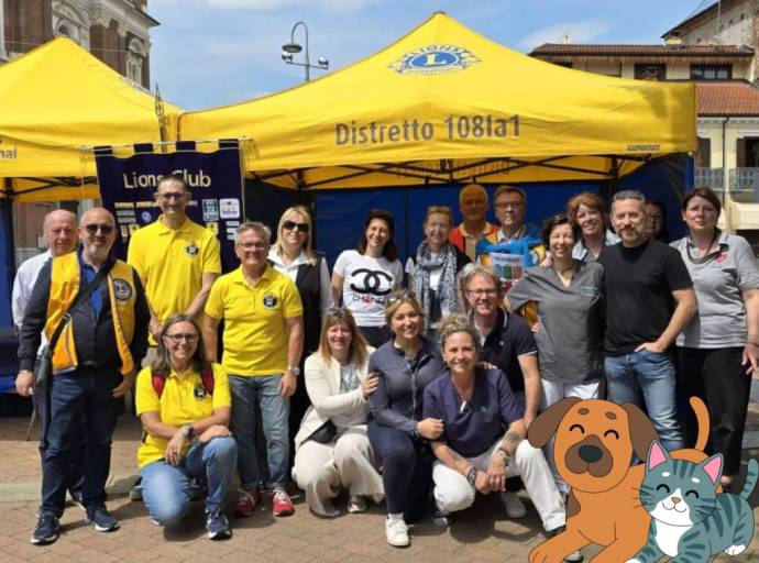 Giornata della Salute Veterinaria: prevenzione, cura e amore per cani e gatti. Iniziativa del Lions Club Caselle 