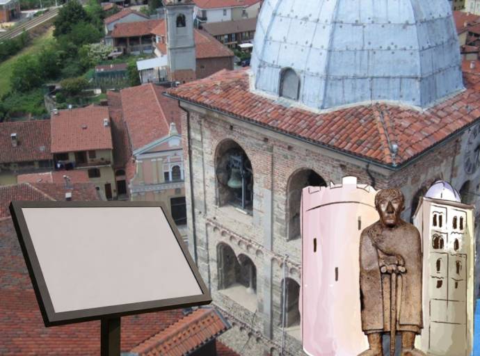 Volpiano punta su turismo accessibile e memoria storica e inaugura i pannelli dedicati a Guglielmo da Volpiano